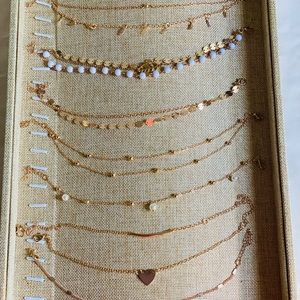Anklet or ankle bracelet gold jewelry NEW